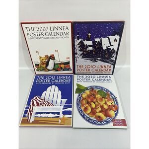 LOT 2007 2010 2012 2020 Linnea Poster Calendar Complete Sets 11"x14" Frameable